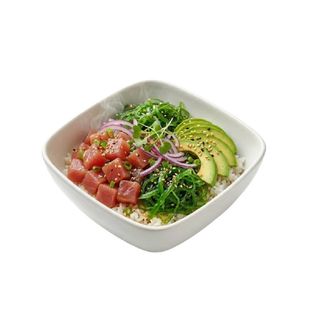 Poke Atún, Aguacate, Cebolla Y Wakame