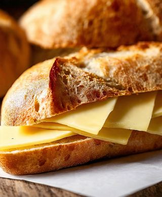 Sandes de Chapata com Queijo