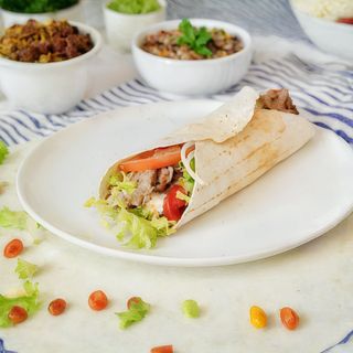 Rollo Kebab De Falafel Vegetal