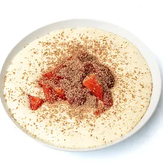 Fresas, mascarpone y chocolate