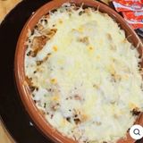 Patataa con queso mozarrella