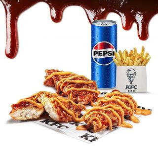 Menu 3 Tender Glassati + salsa Spicy