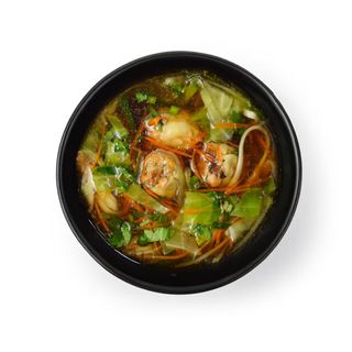 Soupe Raviolis Au Poulet