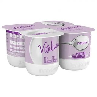 Yogur Desnatado Natural sin Azúcar Danone 4 Uds. de 120 Gr.