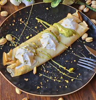 Palačinke sa kremom od pistaća