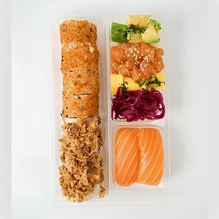 Bento Spicy Crunch Salmone