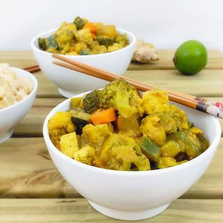 Mixto De Verduras Curry (Opción Vegana)
