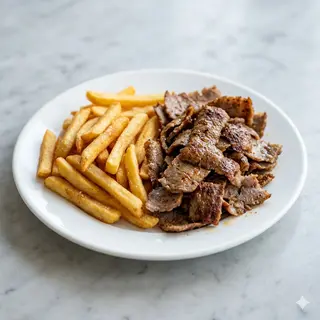 Plato Kebab Con Patatas