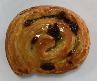 Caracola De Crema Y Pasas