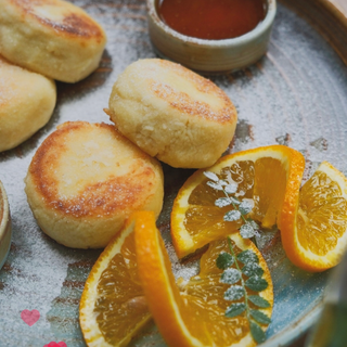 Syrniki with filling