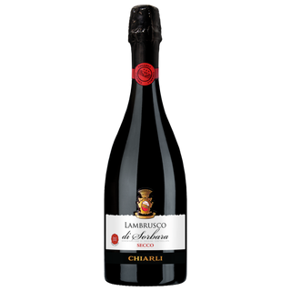 Lambrusco secco in bottiglia