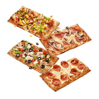 4 pizza to go