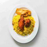 Special fried rice and chicken