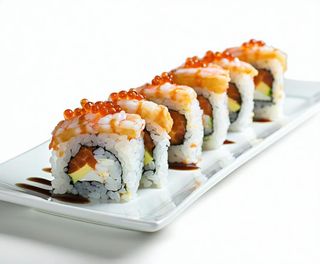 210. Uramaki tobiko