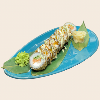 Ролл темпура с лососем (245г)