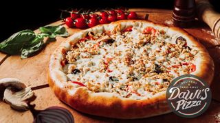 Pizza Dawi's cu pui si margine de cascaval Ø32cm