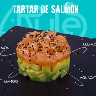 Tartar de salmón