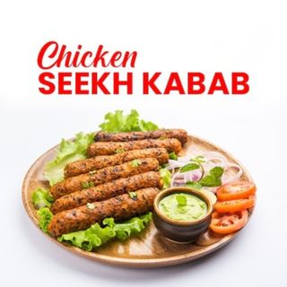 MENU SEEKH KEBAB PRATO ( 3 seekh)