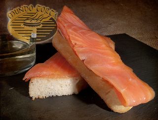 Canapé Salmón Ahumado