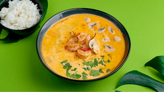 Zupa Tom Kha z Krewetkami