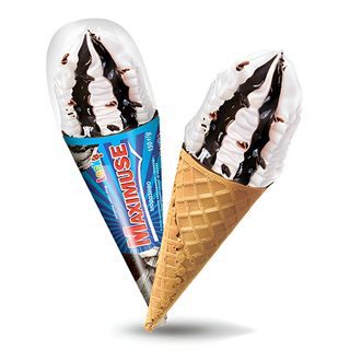 Ріжок «MAXIMUSE» з шоколадом та крихтами печива