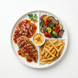 Pechuga De Pollo A La Parrilla Con Salsa Picante