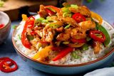 Stir Fried Chicken and Chips