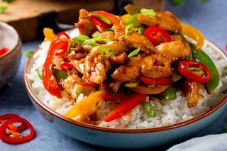 Stir Fried Chicken and Chips