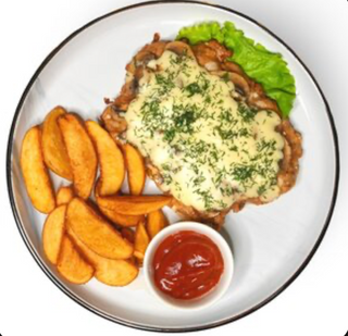 Мясо по-гречески 