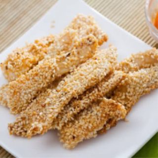 Pechuga Frita con Sésamo