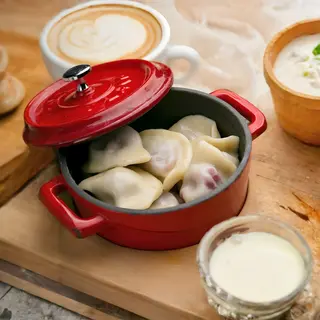 Вареники з вишнею (200/50/50г)