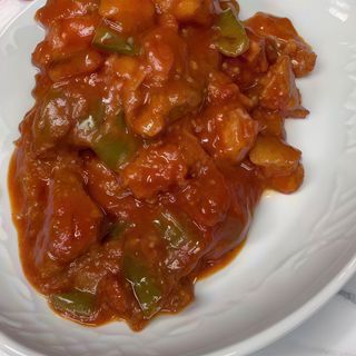 Ración magra con tomate