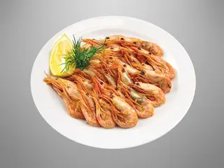 Креветки жареные