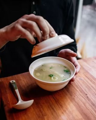 Sopa De Miso Con Tofu