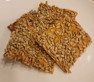 Salty sunflower seed papers