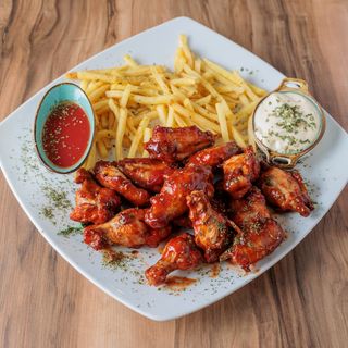 Meridiana pileća krilca za 2 osobe