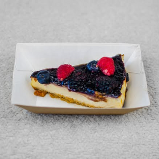 Porción Fruta Y Mermelada De Arándanos