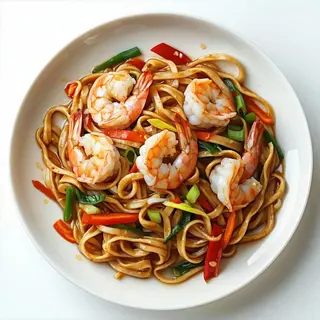 Yaki udon gamberi