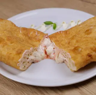 Calzone pizza fritta
