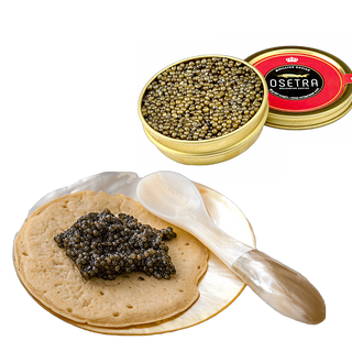 AEmllius хайвер от сибирска есетра BAE (100гр) с пакет блини(5бр в пакет)