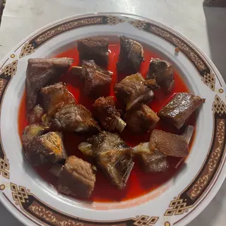 Costilla Asada Con Salsa De Agridulce