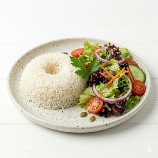 Arroz con Ensalada
