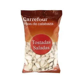 Pipas de Calabaza Tostadas y Saladas Carrefour 125 Gr.