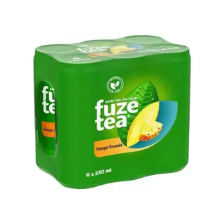 6x Fuze Tea Manga / Ananás 33cl