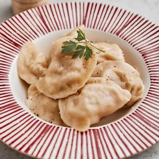 Ravióli com Batata e Cogumelos