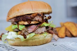 New Бургер Свински гърди 