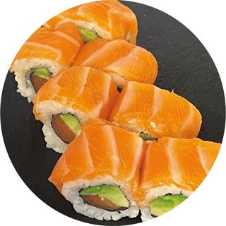 114. Hosomaki De Salmón Y Aguacate (8 Uds.)