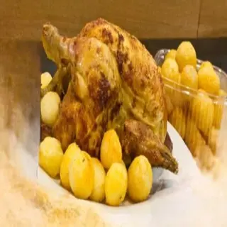 Pollo campero Cokoc + doble ración de patatas fritas bistró