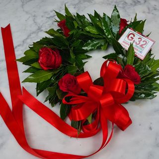 Corona per laurea con rose 