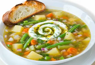 Zupa z fasolki szparagowej